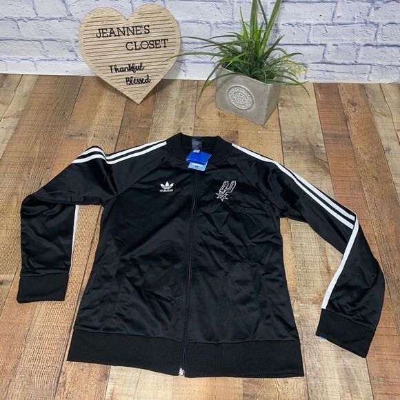 NWT ADIDAS SAN ANTONIO SPURS Track Jacket - Picture 6 of 14